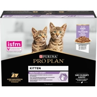 Purina Pro Plan Healthy Start rijk aan kalkoen kitten natvoer 10x85g