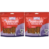 2x Braaaf Rol Sticks Hondensnack Kip 12,5 cm 300 gr