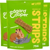 3x Edgard&Cooper Adult Strips Lam&Kalkoen 75 gr