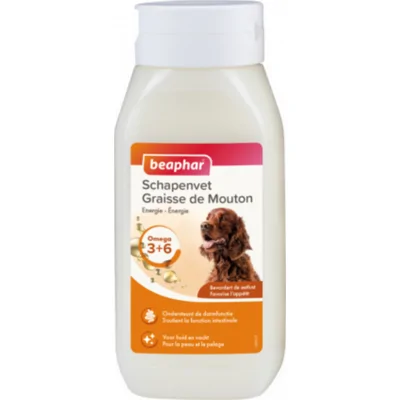 6x Beaphar Schapenvet Naturel 430 ml
