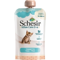 Schesir Kattenvoer Kitten 0-7 Tonijn in Cream 150 gr