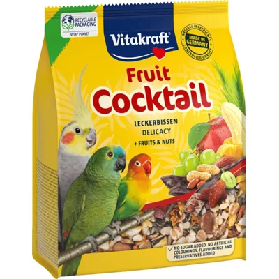Vitakraft Fruit Cocktail Valkparkiet-Agapornide 250 gr