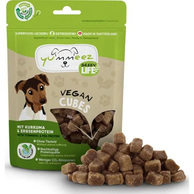 Yummeez Green Life Cubes Hondensnack Vegan 100 gr