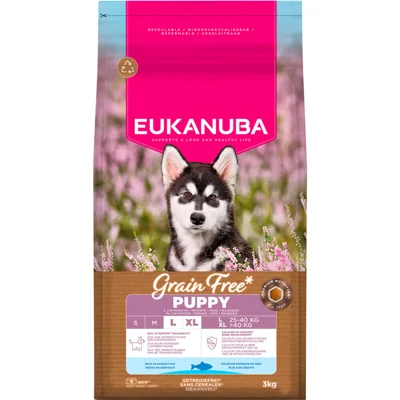 Eukanuba Hondenvoer Droog Grain Free Large Oceaanvis Puppy 3 kg