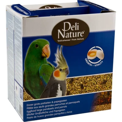 5x Deli Nature Eivoer Parkiet en Papegaai 800 gr