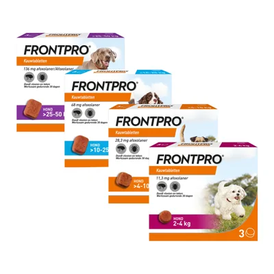 FRONTPRO S - 2-4 kg - 2 x 3 tabletten