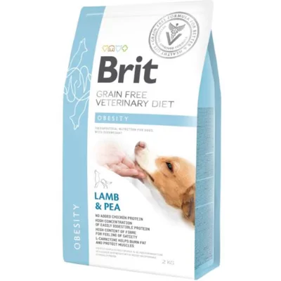 Brit Veterinary Diet Dog - Grain free - Obesity - 2 kg