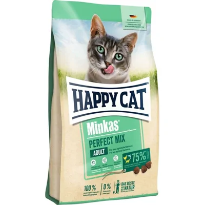 Happy Cat Perfect Mix Adult Gevogelte, Lam & Vis - 10 kg