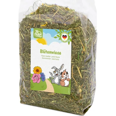 JR Farm Ruwe Knaagdiersnack - Bloemenweide - 100 gram