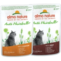 Almo Nature Anti Hairball - Maaltijdzakje - Kip en Rund