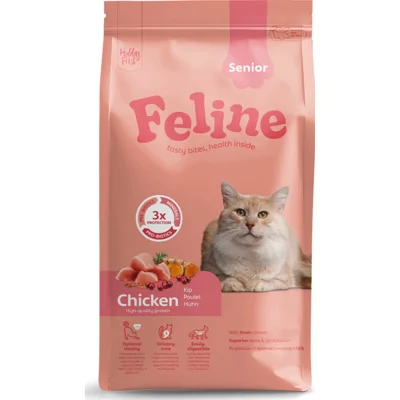 HobbyFirst Feline Kattenvoer Droog Senior 1,5 kg