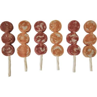 Brekz mini lollypop mix hondensnacks 2 x 24 stuks