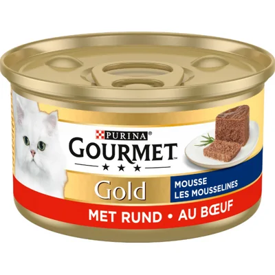 Gourmet Gold Mousse Rund 1 tray (24 blikken)