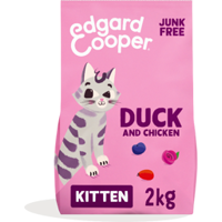 Edgard & Cooper graanvrij eend kitten kattenvoer 2kg