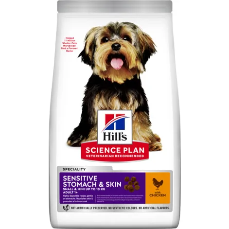 Hill's Science Plan Hond Adult Sensitive Stomach&Skin Small&Mini 3kg