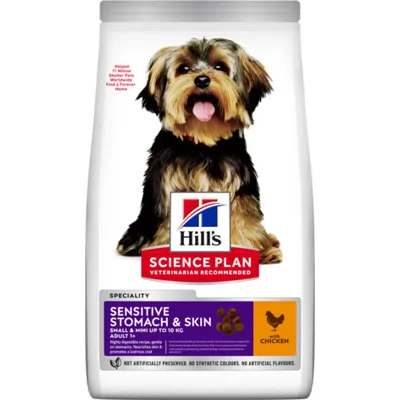 Hill's Science Plan Hond Adult Sensitive Stomach&Skin Small&Mini 3kg