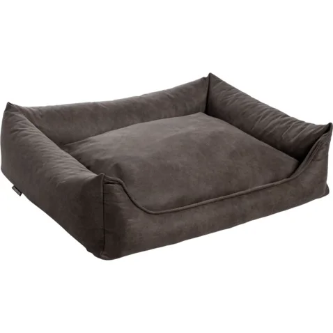 MaxxNobel Orthopedische sofa lederlook/teddy Olijfgroen Xlarge 120x85 cm