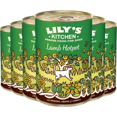 Lily's Kitchen Hotpot lam natvoer hond 1 tray (6 x 400 g)