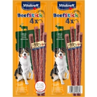 Vitakraft Beefstick met wild hondensnack (4 st.) 1 verpakking product name