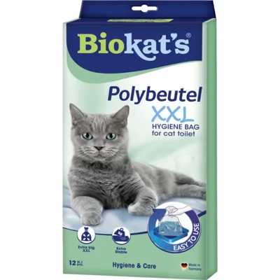 Biokat's Polybeutel plasticzakken XXL voor kattenbak 2 verpakkingen