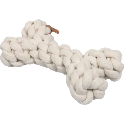 Dente flostouw voor de hond Beige 19 cm