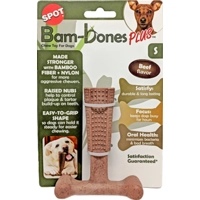 Spot Bam-Bones Easy Grip veilig kauwbot hond (rundsmaak) S product name
