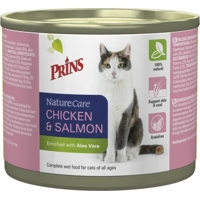 6x Prins NatureCare Kattenvoer Kip&Zalm 200 gr product name