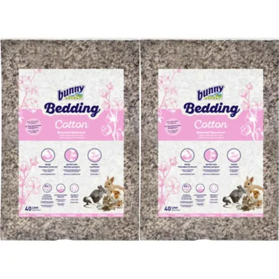 2x Bunny Nature Bodembedekking Katoen 40 liter