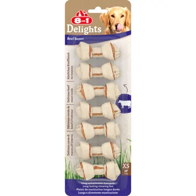 8in1 Delights Kauwbot Rund XS 7 stuks