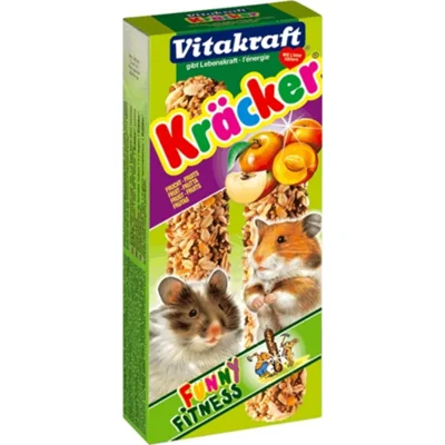 Vitakraft Hamster Kracker 2 in 1 Fruit 2 stuks