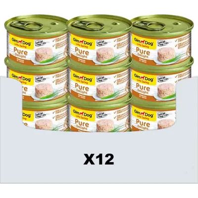 12x GimDog Little Darling Pure Delight Kip 85 gr