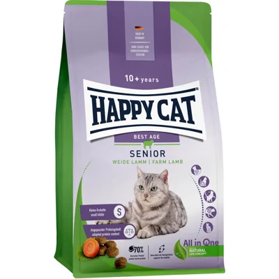 Happy Cat Senior Kattenvoer - Lam - 1,3 kg
