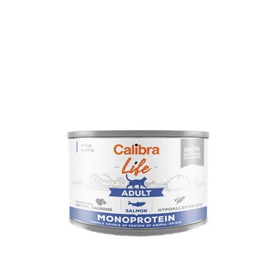 Calibra Cat Life Adult Natvoer - Zalm - 6 x 200 g