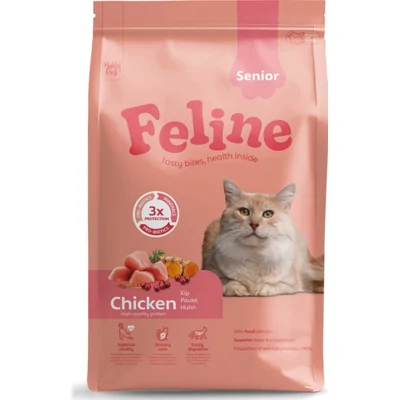 HobbyFirst Feline Kattenvoer Droog Senior 4,5 kg