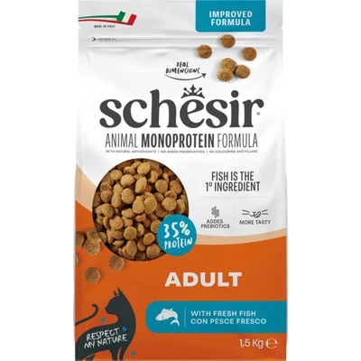 Schesir Monoproteïne Kattenvoer Droog Vis 1,5 kg