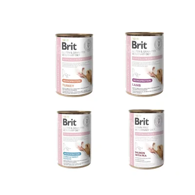 Brit Veterinary Diet Dog - Grain free - Hypoallergenic - Lam - Blik - 6 x 400 g