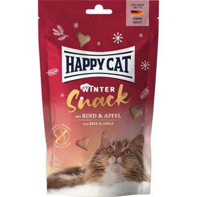 Happy Cat Wintersnack 2026 - Rund & Appel - 70 g
