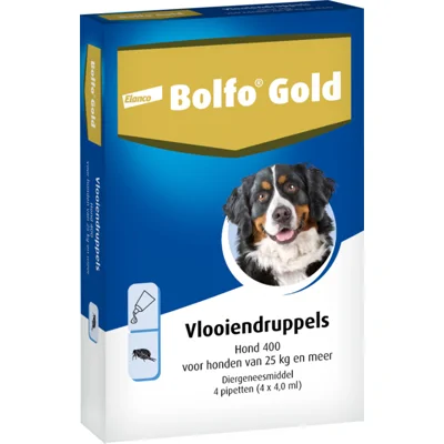 Bolfo Gold Hond 400 - 4 Pipetten