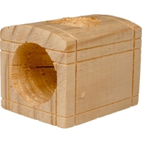 Houten schatkist knaagdierenspeeltje
