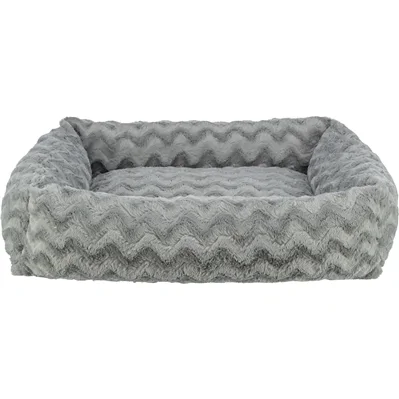 Trixie be eco vital hondenmand loki soft edition gerecycled grijs 50x35x19 cm