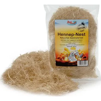 Zoobest Hennep Nestmateriaal 30G