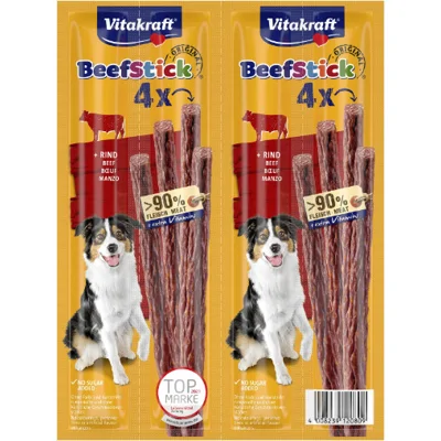 Vitakraft Beefstick rund hondensnack (4 st.) 1 verpakking
