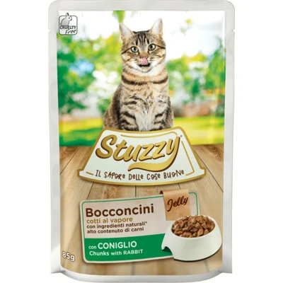 24x Stuzzy Kattenvoer Pouch Konijn 85 gr