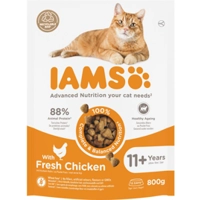 IAMS Cat senior 11+ Kattenvoer Chicken 800 gr