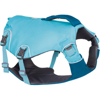 Ruffwear Hondenzwemvest Confluence™ Life Jacket, biolumin blue, Maat: S