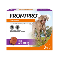 FRONTPRO XL - 25-50 kg - 2 x 3 tabletten