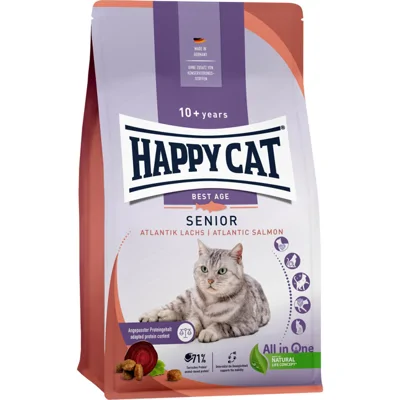 Happy Cat Senior Kattenvoer - Zalm - 1,3 kg