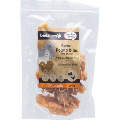 Beeztees Zoete Aardappel Bites - Kip - 200 g