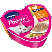 Vitakraft Poésie Kalkoen in Kaassaus - 15 x 85 g