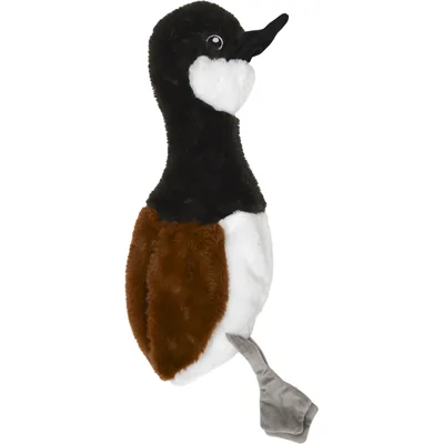 Jack & Vanilla Flatties Canadese gans pluchen hondenspeelgoed S